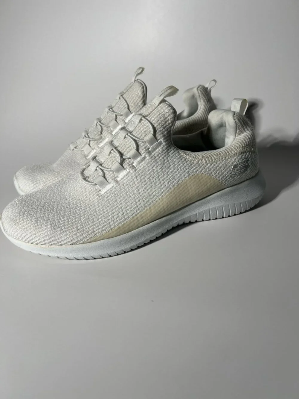 Sport by Skechers Women’s White Sneakers Size 7 Athletic Walking Shoes